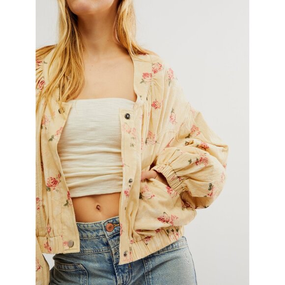 FREE PEOPLE Rory Bomber Jacket / Warm Combo - Picture 4 of 6